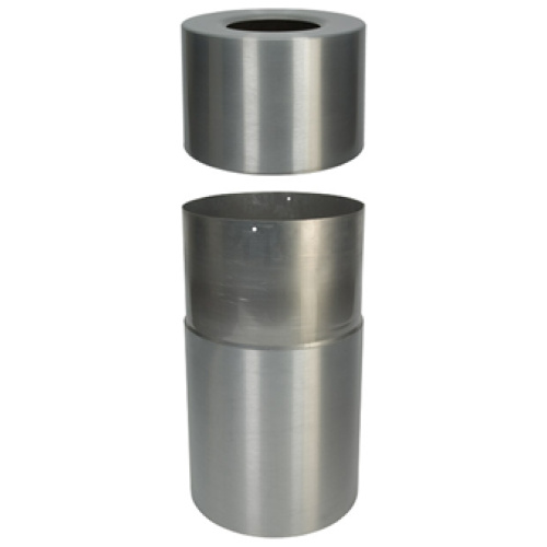 Aluminum Series Standard Indoor Garbage Cans Trash Cans   Aluminum Series Large Steel Base And Lid 500x500  