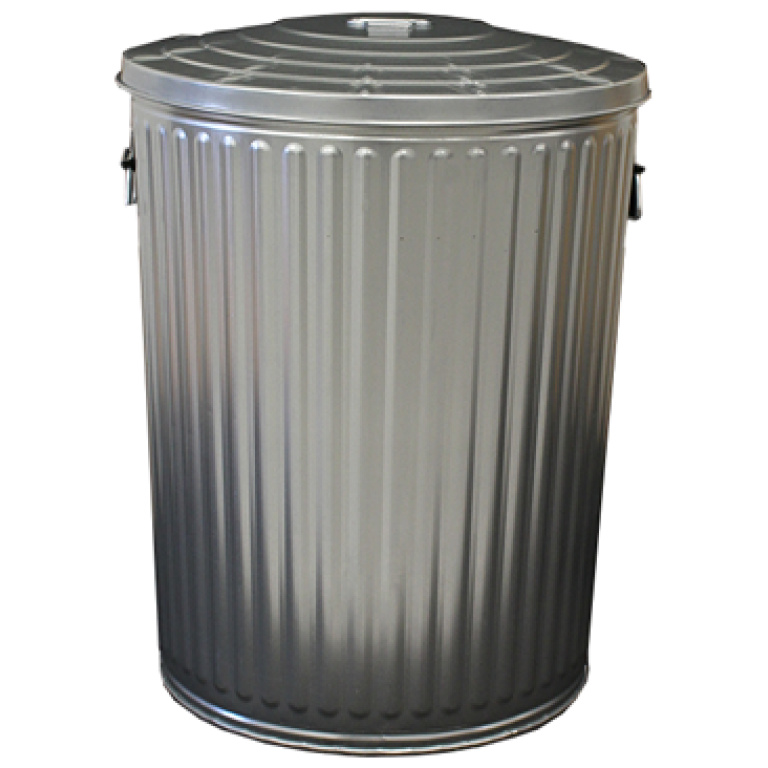 Galvanized Cans Galvanize Trash Cans Metal Trash Cans   Galvanized Image 768x768  