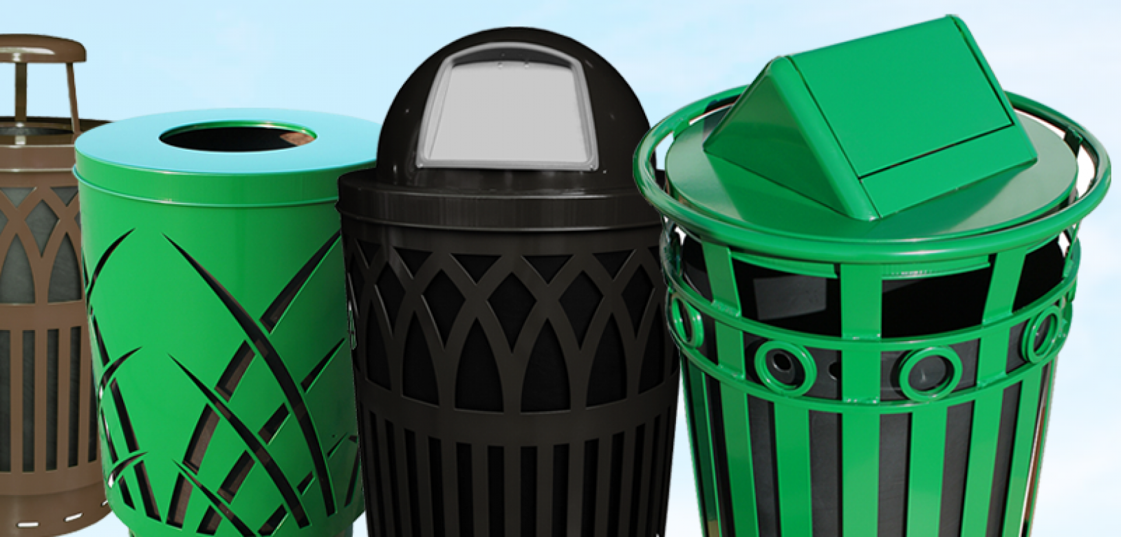 Commercial Trash Cans, Trash Receptacles
